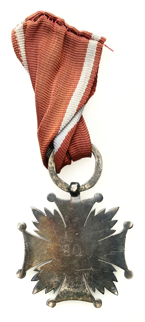 II RP Krzyż Zasługi za Dzielność. Srebro. RZADKOŚĆ